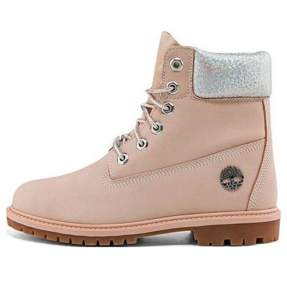 ISO Timberland Wheat Or Pink & Silver Iridescent Boots